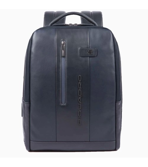Piquadro Urban Leather Backpack: Laptop Safe